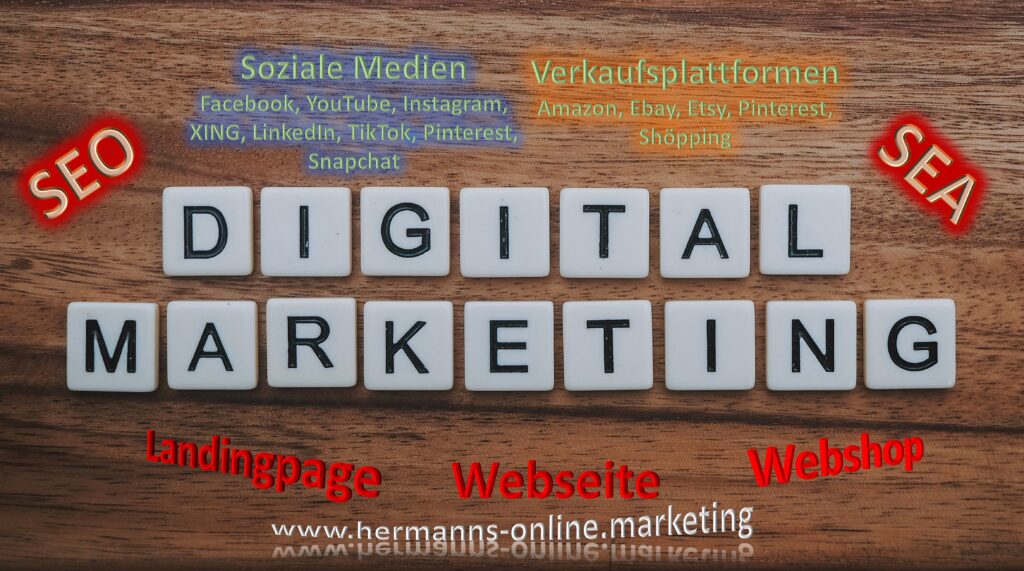 Was beinhaltet Digital Marketing?